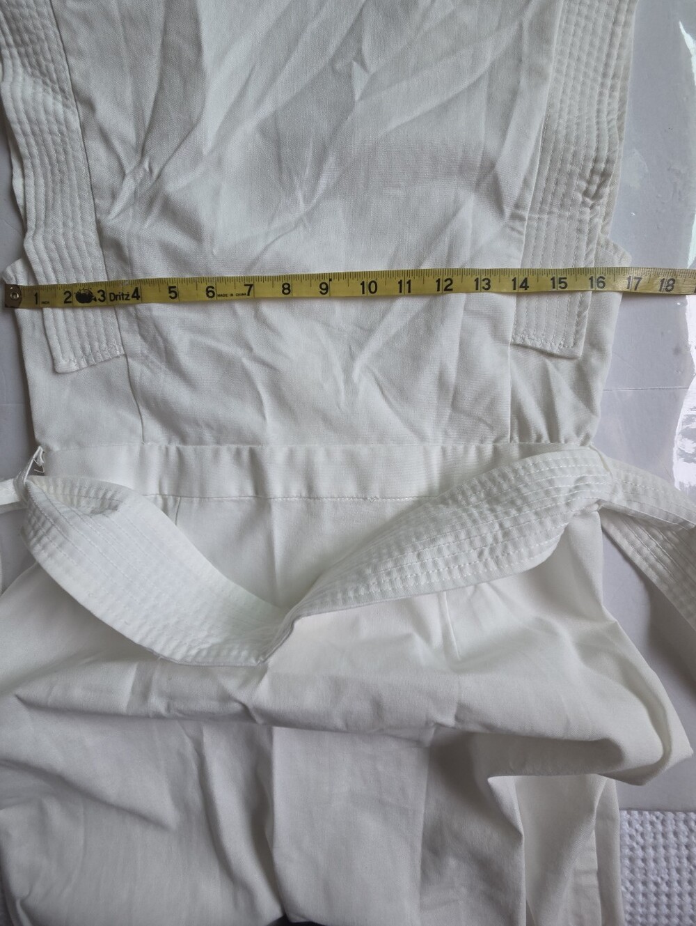 White Sleeveless Micas V-Neck Shirt Dress - Picture 5 of 9